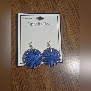 💥4 FOR $25💥 NWT Ophelia Roe Blue Earrings